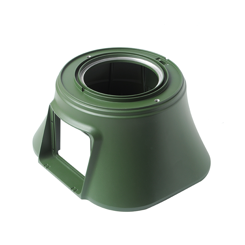 Tekstil makinesi parçaları tam olarak işlenmiş ve toz boyalı